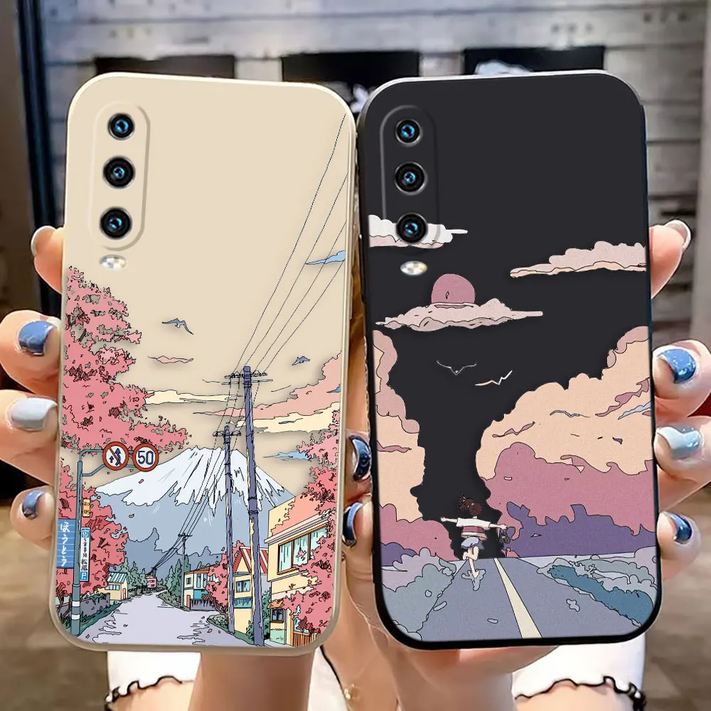 Girl Cherry Scenery Phone Case For Infinix HOT 10 11 10s 11s 12 20s 30i 30 9 play Note 10PRONFC 11 12 G88 G96 X680 X682 10T 5G