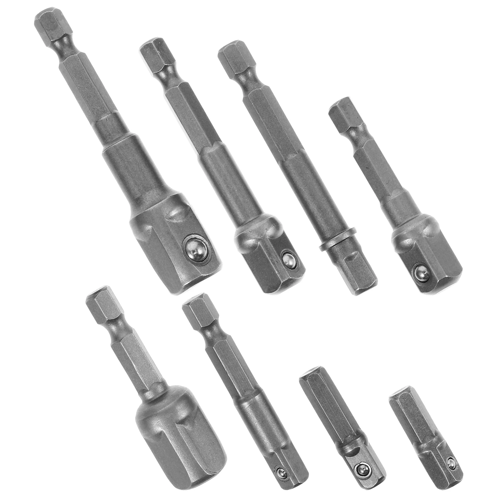 

8 Pcs Impact Driver Accessories Drill Socket Adapters Bit Sockets for to Hexagonal Shank Wind Attachment Kit