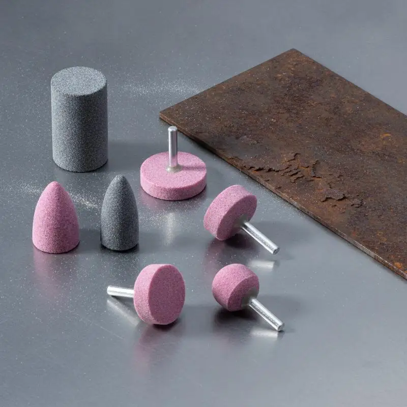 1Set Metal Grinding Stone Set Polishing Sanding Rust Removal Deburring Grinding Wheel Sandpaper 1/4