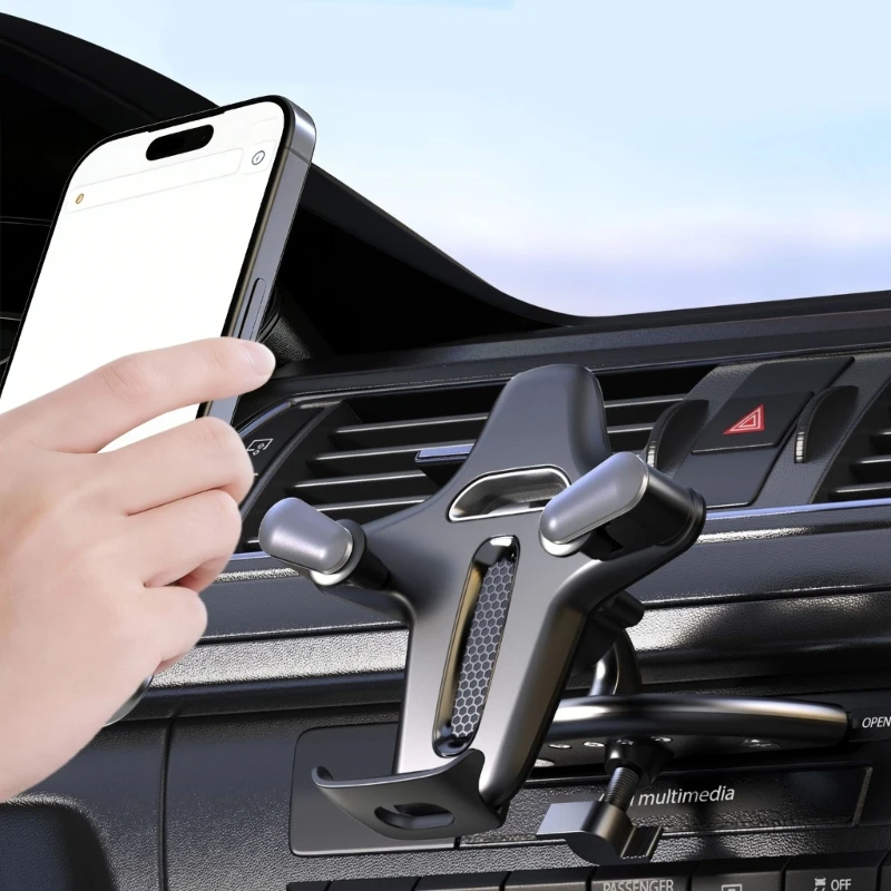 

K0EA Universal Automobile Compact Disc Slot Smartphone Bracket Fit 4 To 7 Inch Screens