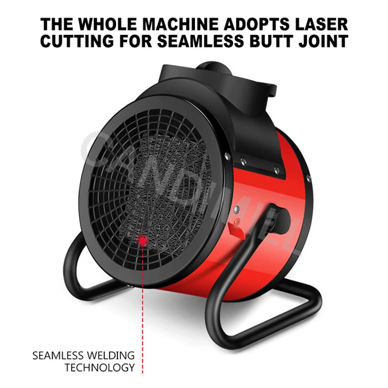 工業用電気ヒーター,ポータブル暖房,エアブロワー,高出力,バスルーム用暖房,家庭用サーモスタット