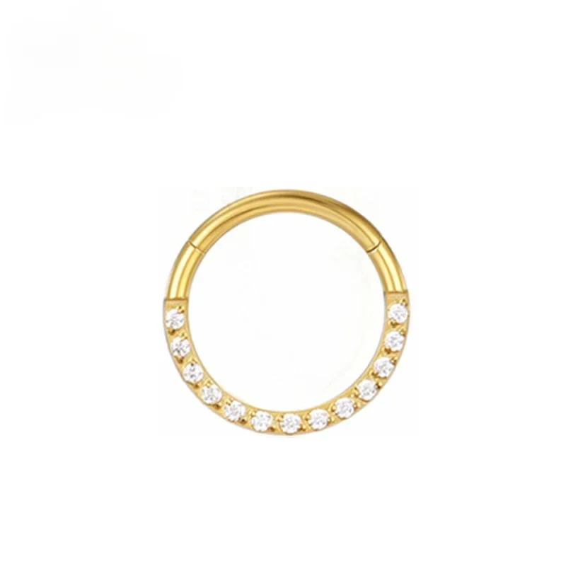 Surgical Steel Nose Rings Hinged Segment
