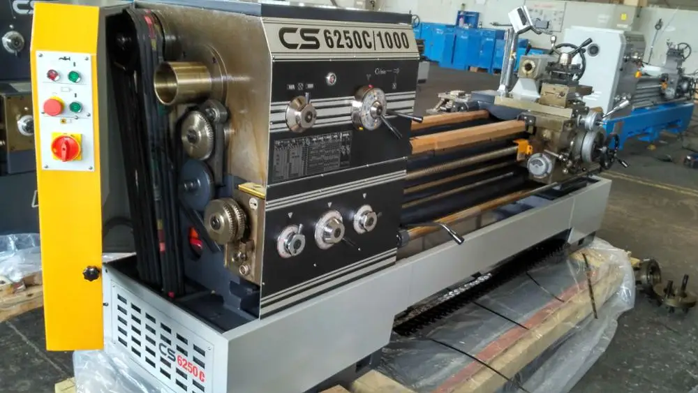 Airow CS6250C 1000 1500 2000 3000 mm  Heavy Duty Horizontal Manual Lathe Machine for Sale