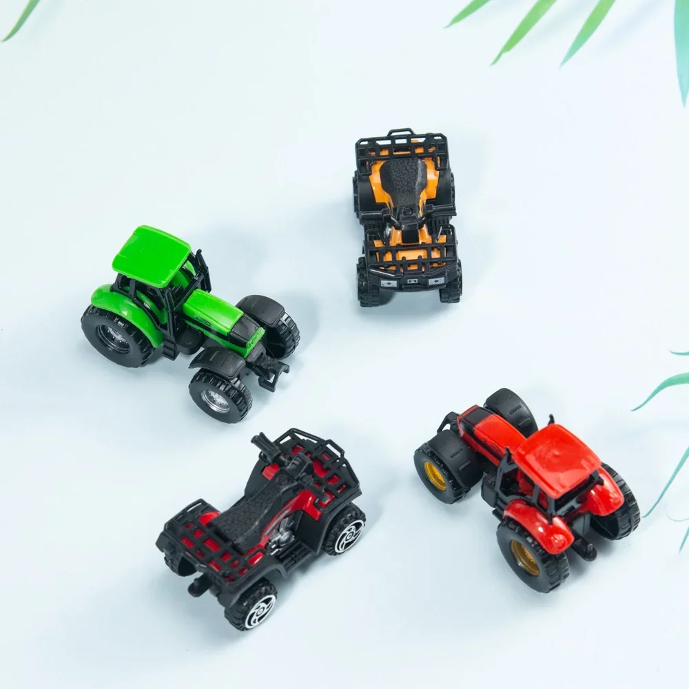 Brinquedo modelo de carro mini para crianças, Diecasts plásticos, Motocicleta, Veículo utilitário, Presente infantil, Simulação, Meninos