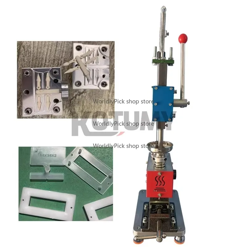 Maszyna do formowania wtryskowego ręcznego 10g, próbka laboratoryjna, maszyna do formowania tworzyw sztucznych, elektryczna wytłaczarka do gumy
