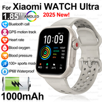 2025 New For Huawei Xiaomi Smart Watch Men Women 1.85-Inch HD AMOLED Full Touch Screen IP68 Waterproof Bluetooth Call SmartWatch
