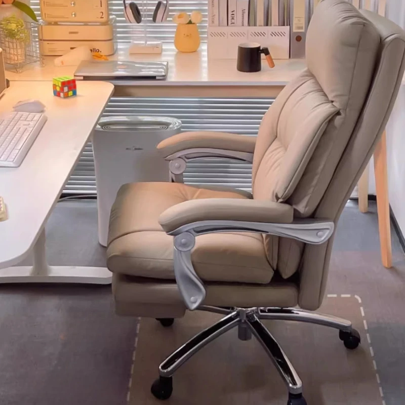 صالة صالون غرفة نوم كرسي مكتب كسول أبيض دراسة كرسي مكتب كرسي فاخر لهجة كرسي أثاث المكاتب