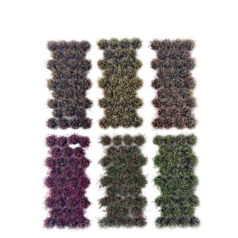 

32 шт. 8 мм имитационные пучки травы, модели диких цветов, для DIY мини-сада, оформления песочницы, декоративные травяные пучки