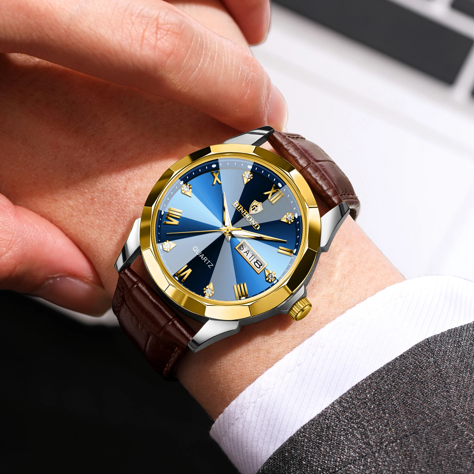 BINBOND Jam Tangan Pria Origin - Smartwatch Luxury Watches For Men ulasan dan harga