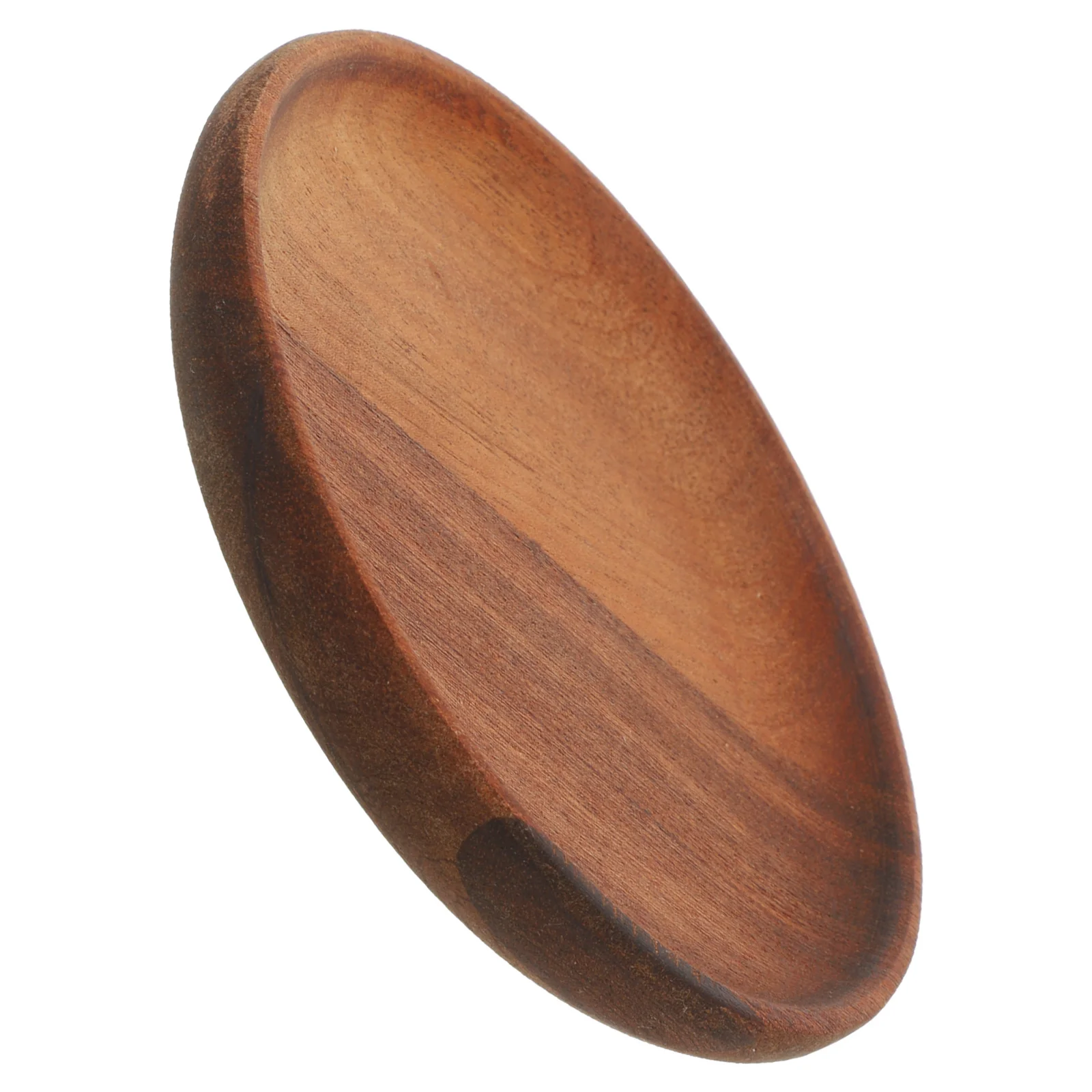 

Round Wooden Tray, Solid Wood Breakfast Plate, Fruit Serving Tray, Pastry Snack Platter, Salad Dessert Plate, Jewelry