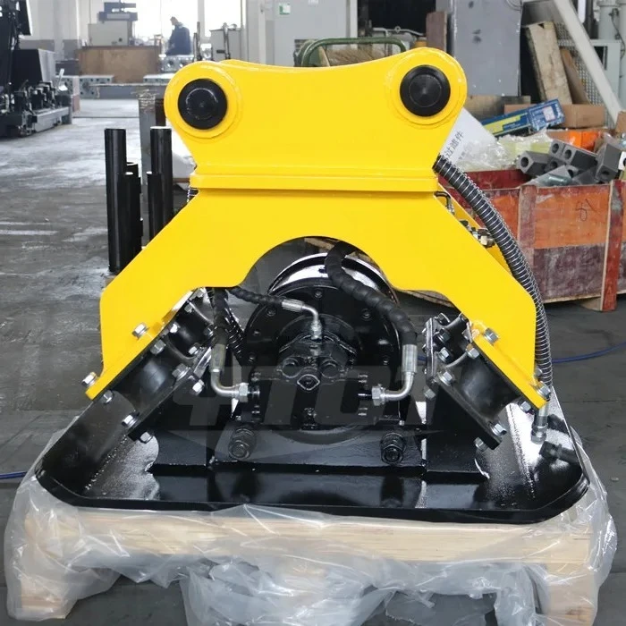 hydraulic soil vibrating compactor YTCT04 mini excavator compactor