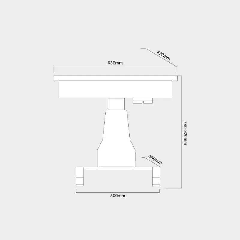 Ophthalmic equipment WZ-3ADT optometry lift table one-button switch vision tester workbench lifting table