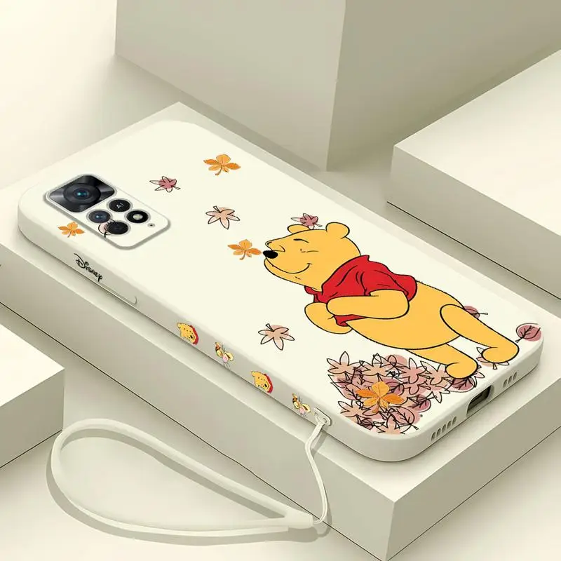 Disney Winnie The Pooh Phone Case for Vivo Y02 Y15S Y20S Y20i Y22S Y31 Y35 Y36 Y50 Y16 17 Y19 Y21 Y21A Y51 4G 5G Soft Cover