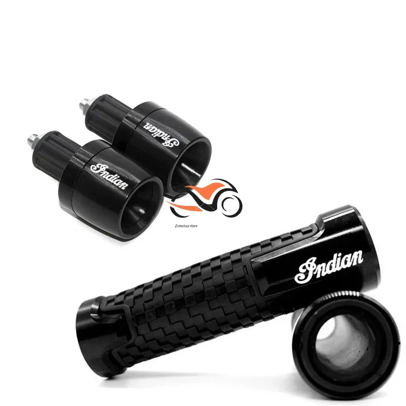 For Indian FTR 1200 S FTR1200 Carbon / Rally Chief VINTAGE Scout Motorcycle Handlebar Hand Grips Handle Bar End Cap