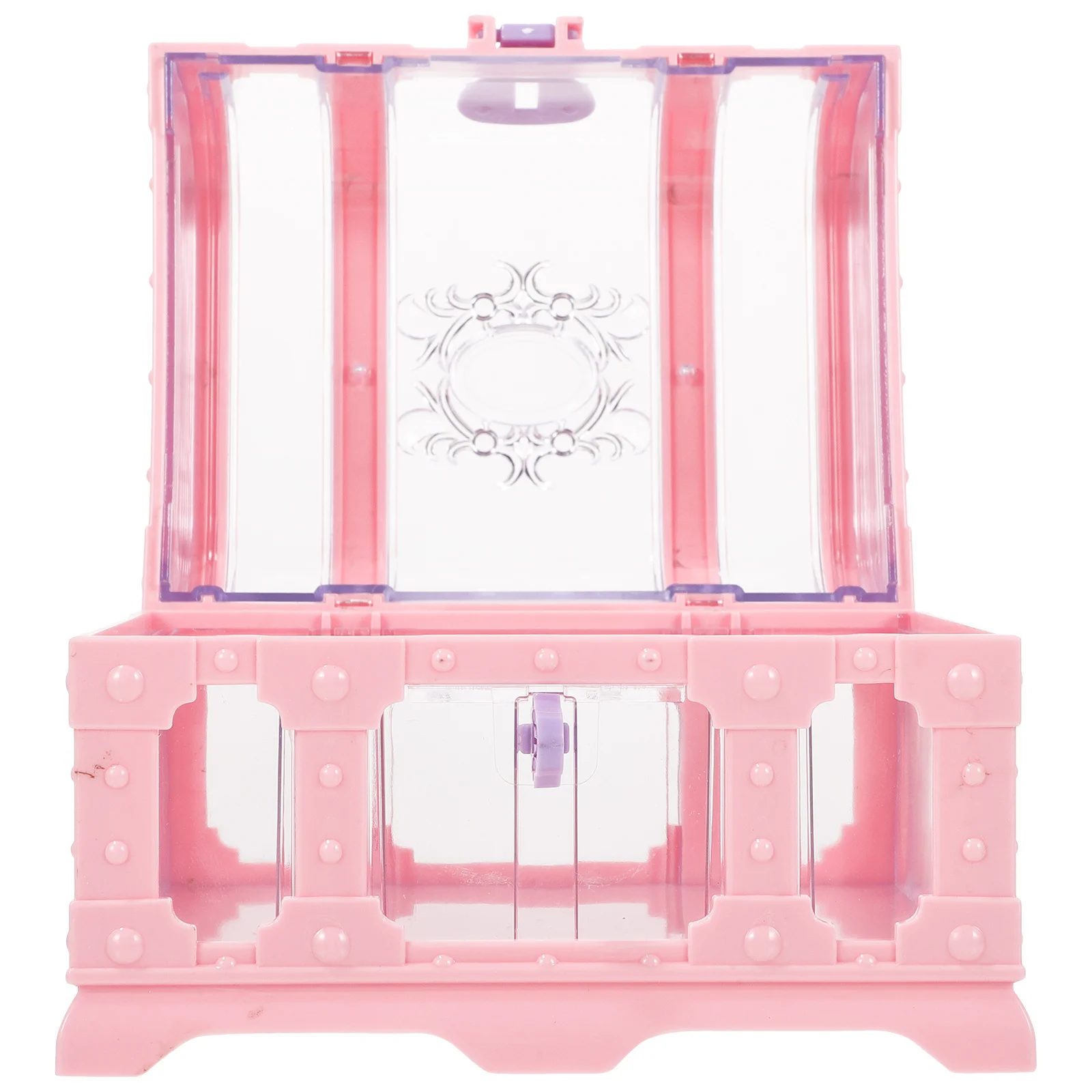 

Vintage Style Treasure Chest for Kids Safe Keep Valuables Fun Role Play Game Gift for Boys Girls Classroom Party Use Plastic