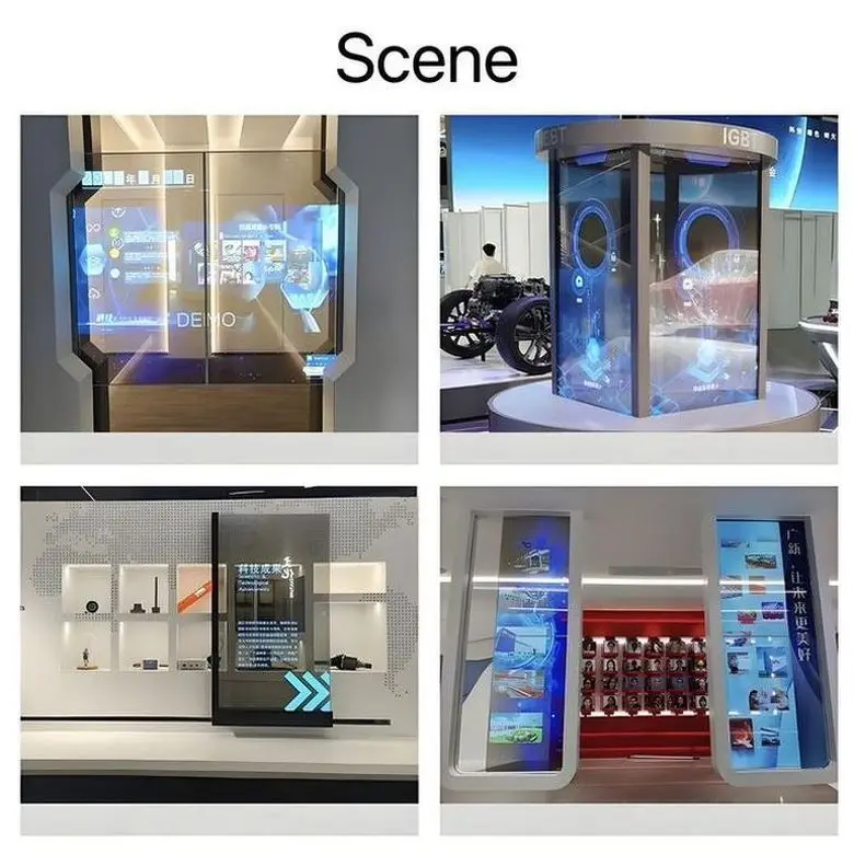 Factory Direct OLED Transparent Display, Ultra-clear Transparent LCD Display, Intelligent Digital Signage Advertising Screen