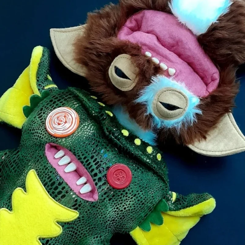 

Подлинная плюшевая кукла Fuggler Gremlins Edition в полоску, мягкая игрушка, аниме-фигурка, забавная коллекция Monster Ugly Sprout, игрушка в подарок