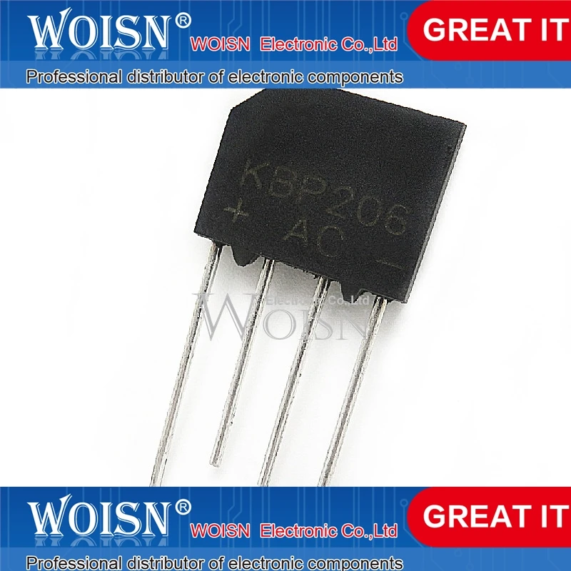 1-5-10pcs KBP206 206  Price discounts Spot supply