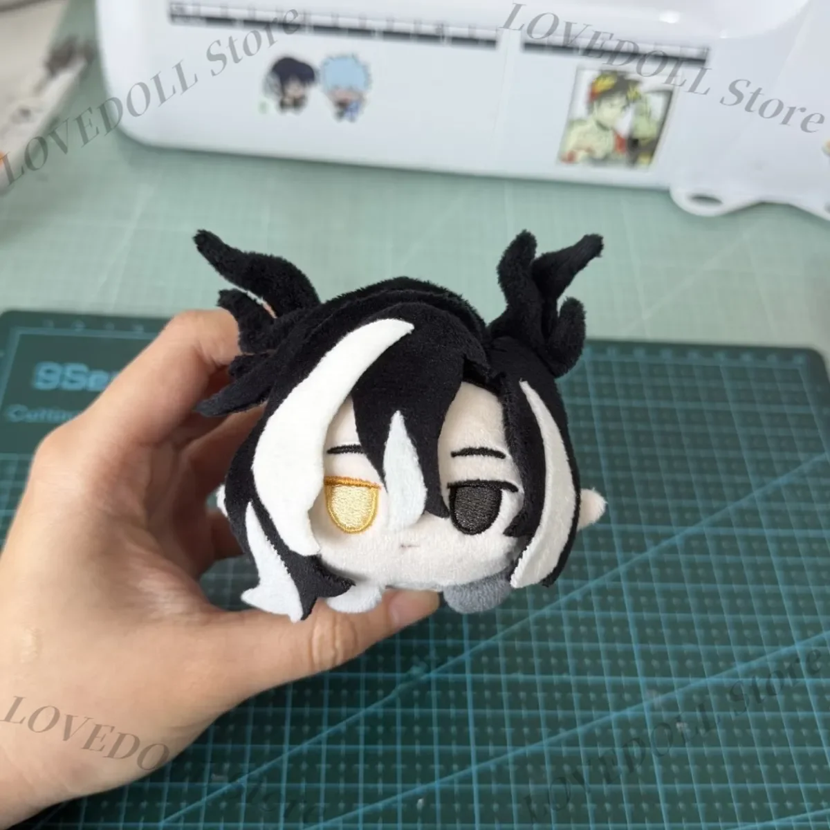 Game Arknights Wang Cosplay Anime Plush Cotton Doll Cartoon Toy 8CM Keychain Pendant Decor Backpack Pendant Ornament Gift