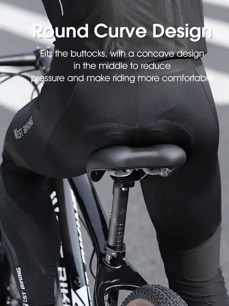 AliExpress West Biking WEST BIKING Bicycle Saddle Hollow Breathable Thick Shock Absorbing Cushion Waterproof PU Leather Comfort Seat For MBT Road Bike
