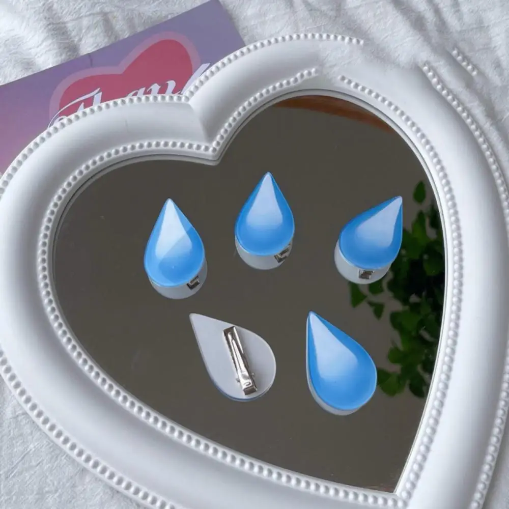 Hairpin Sweating Water Droplets Cute Speechless Hair Accessories Makeup Washing Face Styling Headdress For Girls Children