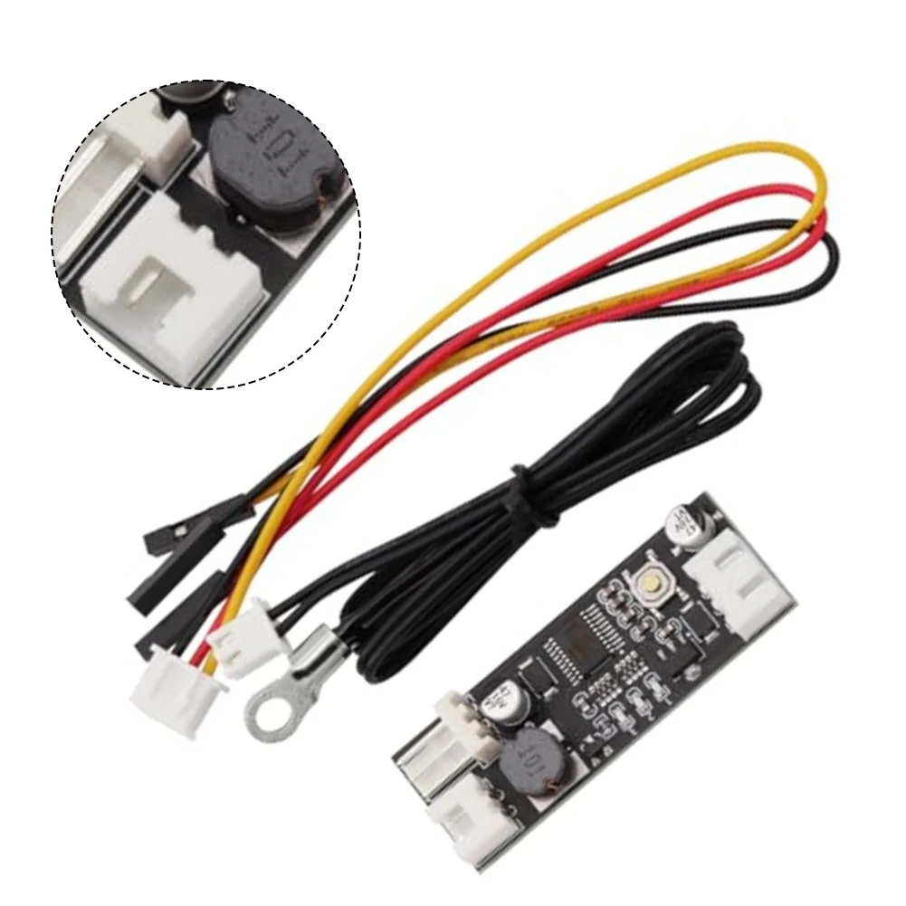 DC12V Fan  Controller For Chassis Fan Energy Saving And Noise Reduction Manual And Automatic Modes Dual Functionality
