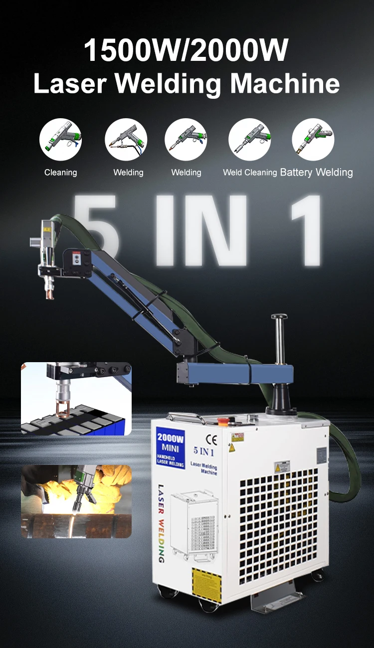 High Power BWT Handheld Fiber Laser Welder Welding Cleaning Cutting Machine for Metal Stainless Steel Aluminum Rust Removal