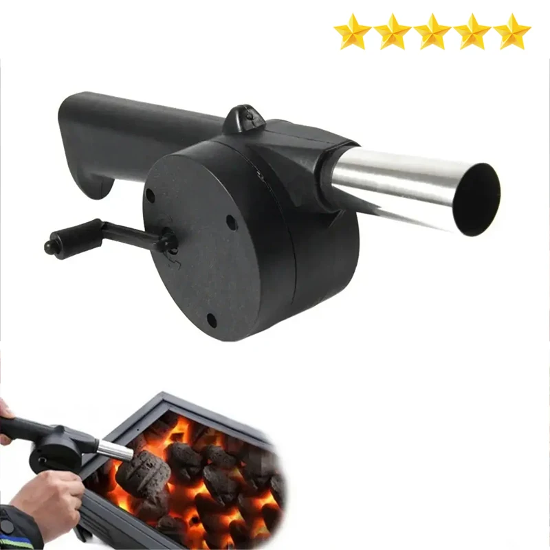 [Hot Sales] Portable Hand-Operated Blower for BBQ, Camping, and Fire Making-Effective and Easy-to-Use Stored Access