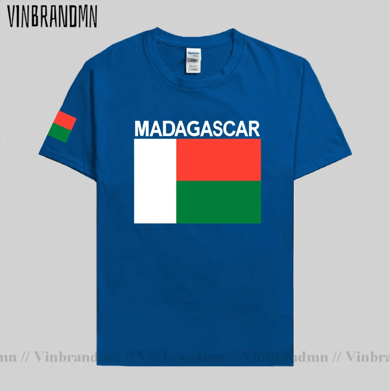 Madagascar Men T shirt Fashion Jerseys Nation Team 100% Cotton T-shirt Classic Clothes Tees MDG Malagasy Madagasikara Madagascar