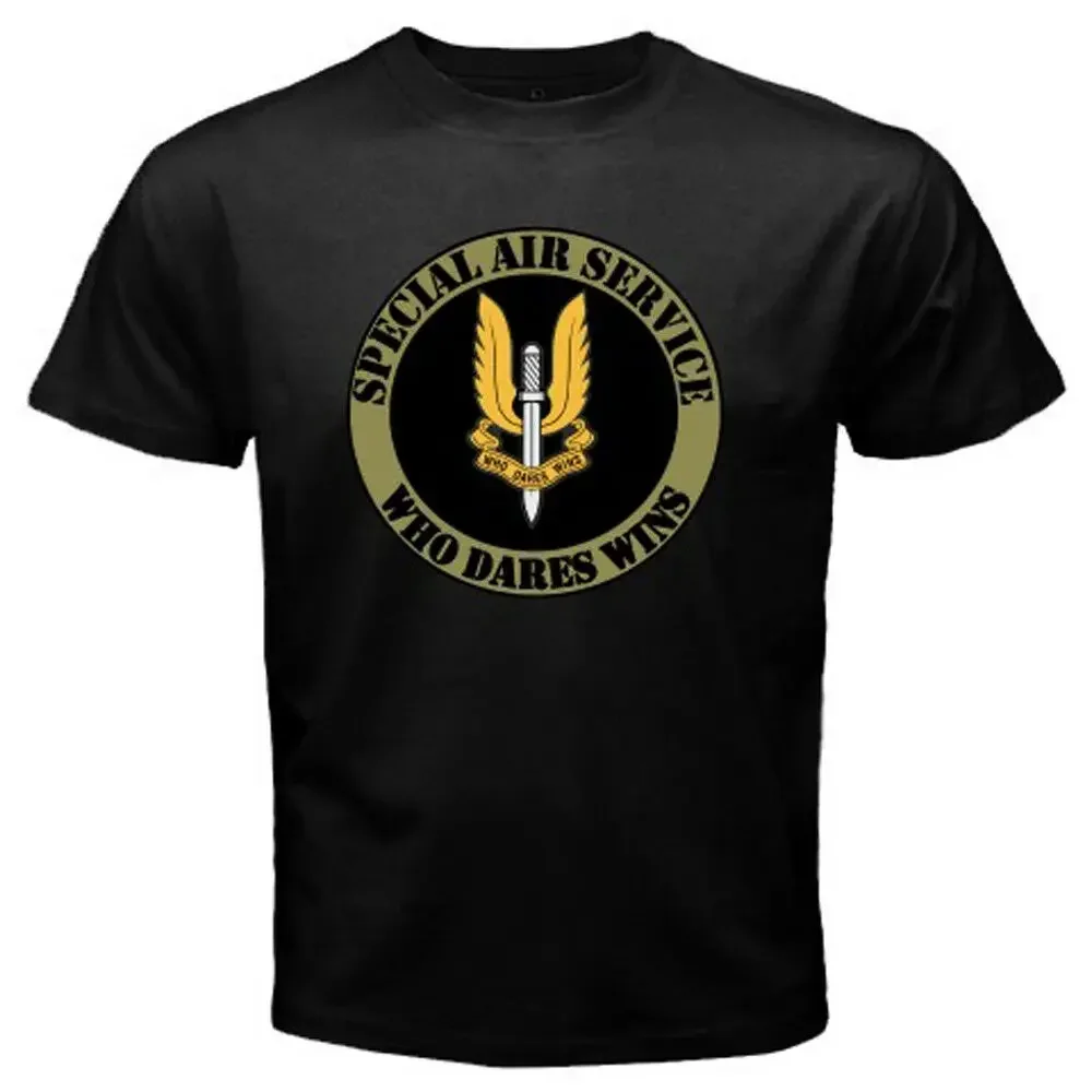 British Special Air Service SAS Special Forces T-Shirt 100% Cotton O-Neck Summer Short Sleeve Casual Mens T-shirt Size S-3XL