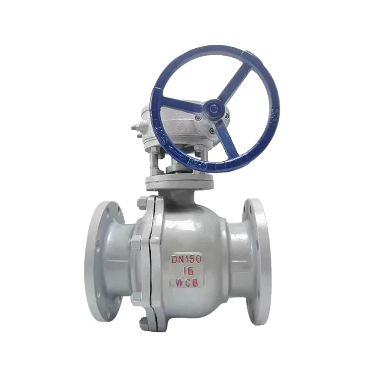 Q347F-16C Q347F-25C DN300 Flange Trunnion WCB Ball Valve