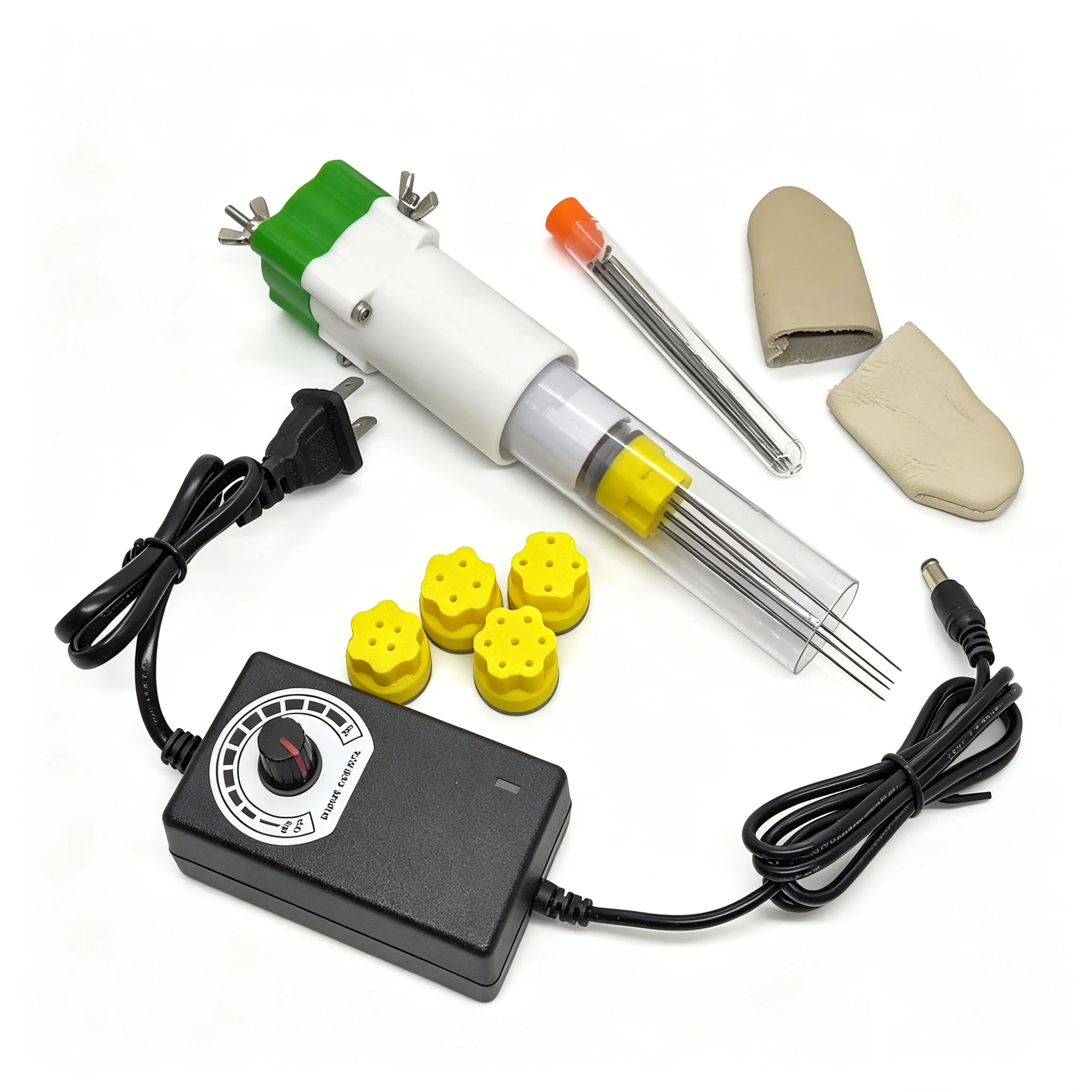 Electric Wool Felting Needle Tool, Stepless Speed Control AC 100-240V, for DIY Wool Crafting & Professional Artwork