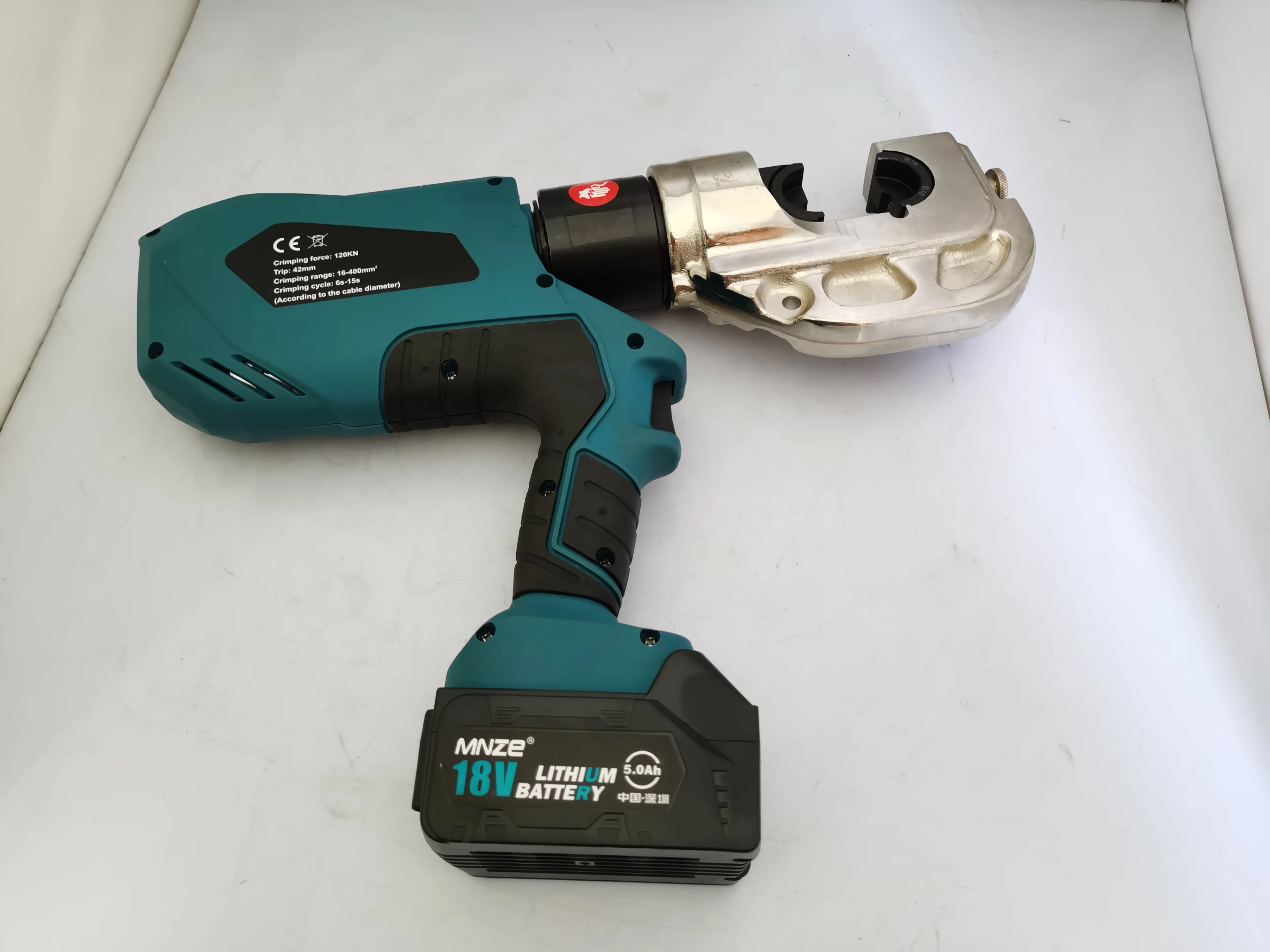 

Universal model rechargeable electric Hydraulic Plier, crimping copper and aluminum terminals Wire Crimper 16-400mm2 EZ-400