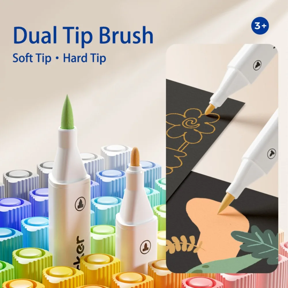 

Fineliner Drawing 24/36/48/60/80 Colors Art Marker Pens Archival Ink Hook Liner Dual Tip Brush Acrylic Paint Marker White Ink