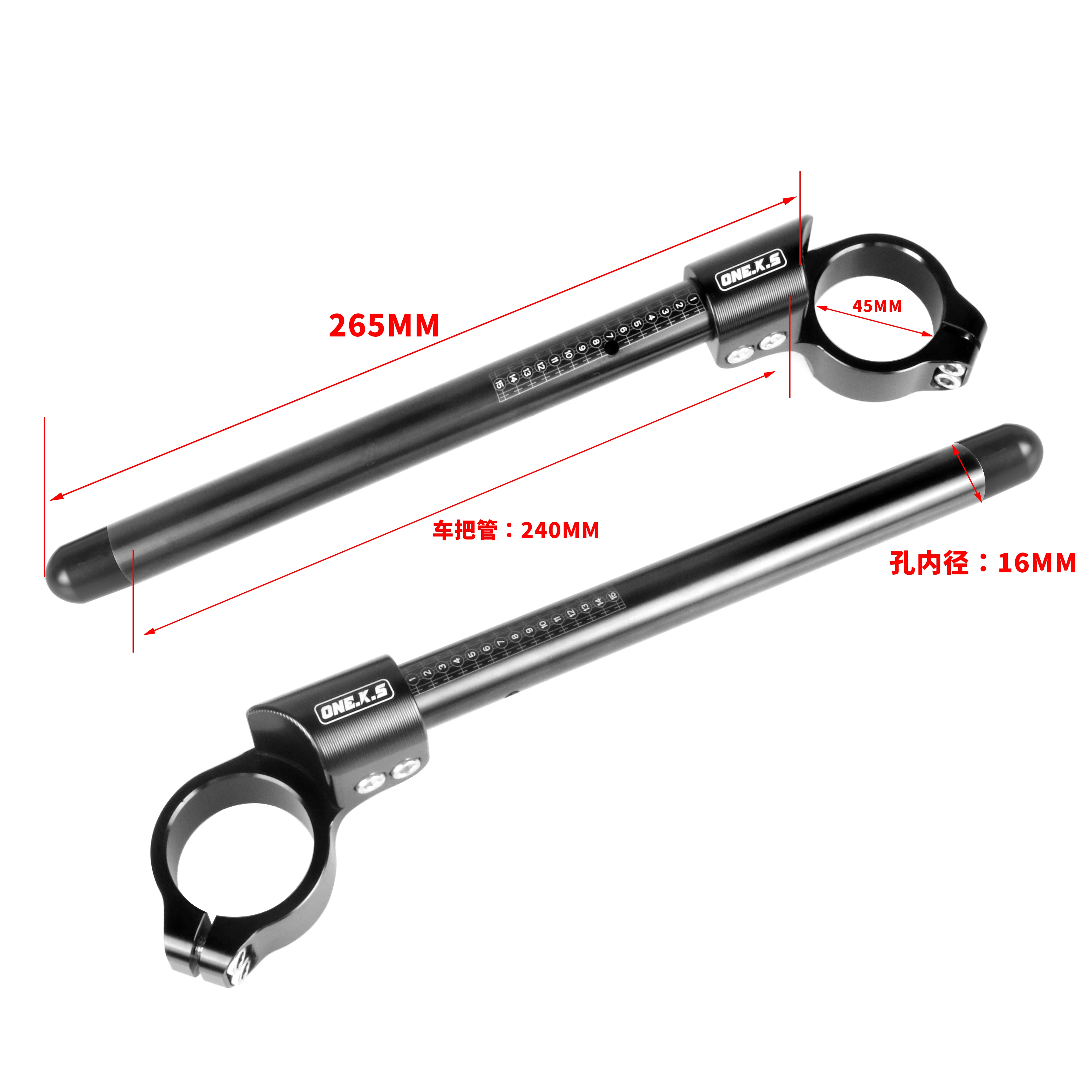 45 mm/1.77 in Motorcycle CNC Racing Refit Clip On Handle Bars Front End Upper Top Clamp For Kawasaki ZX25R ZX4R ZX4RR ZX4R-SE