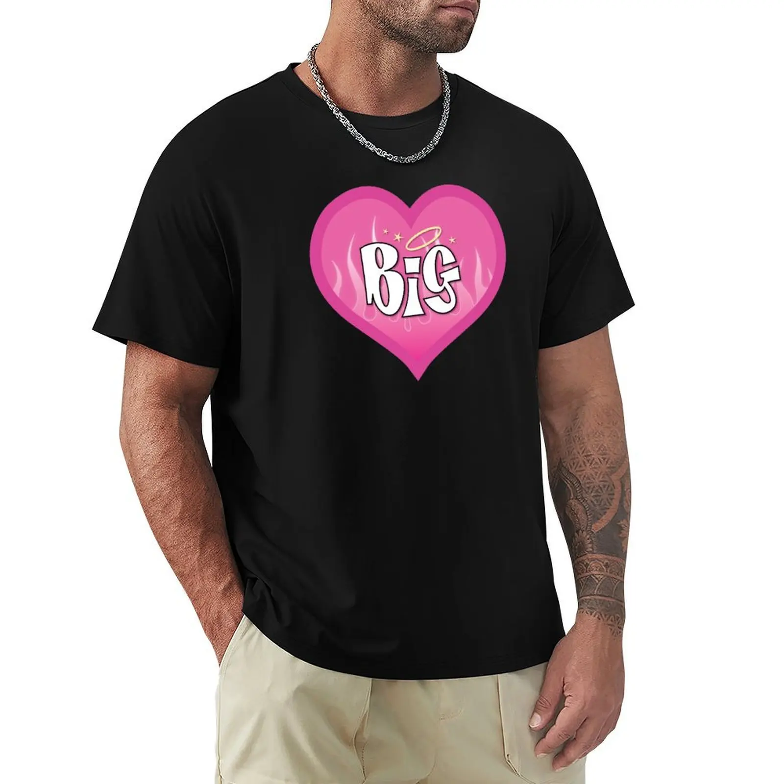 

90s Theme Sorority Big T-Shirt plain vintage clothes cotton man t-shirts gifts for boyfriend slim fit t shirts for men