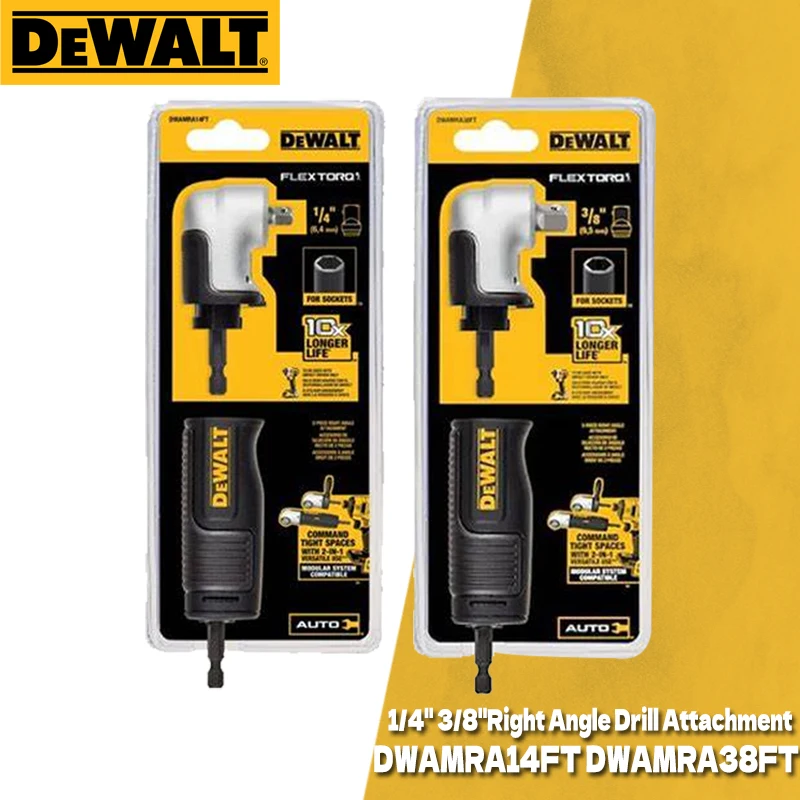 Dewalt Square Drive Modular Ângulo Direito Acessório Acessórios Power Tool Dwamra14ft Flextorq 14 38