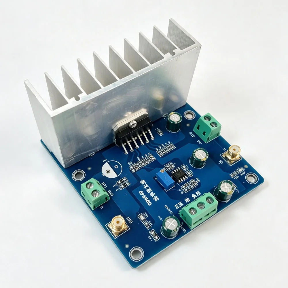 OPA549 8A High Current Power Amplifier Module 100W DC 4-30V Adjustable Gain 1-10X Audio Driver Board for Motor/Servo/Actuator