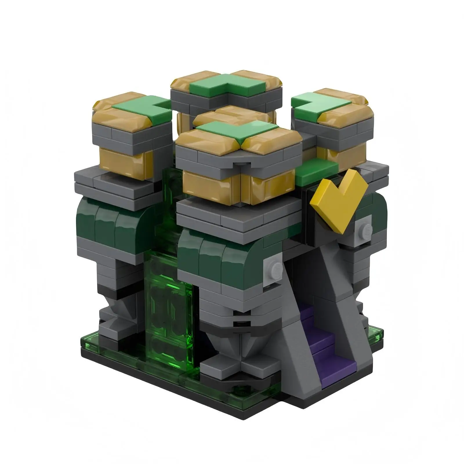 Hot Game Architectural Defensive Tower Building Block MOC Royal Battle Tribal Base House Model DIY Children's Assembly Toys Gift