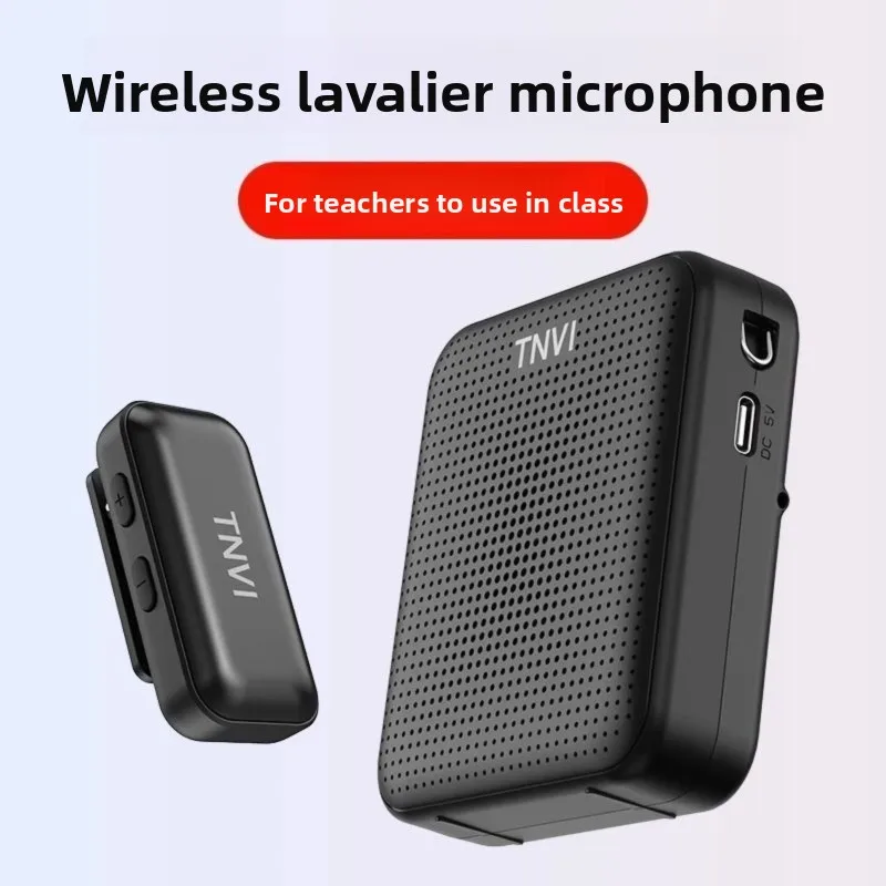 For TNVI M2S 2.4G Wireless Lapel Mic Portable Rechargeable Voice Amplifier Speaker For Teacher Tour Guide Classroom Outdoor