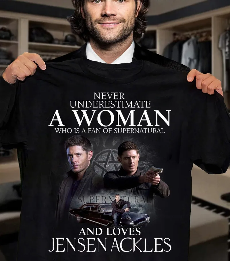 

Supernatural Movie Winchester Brothers Never Underestimate A Woman Gifts T-shirt