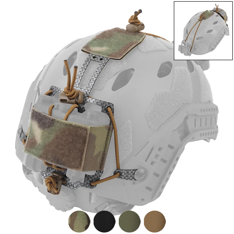 

Night Vision Battery Pack Helmet Case Adjustable Strap System for Outdoor Airsoft Helmets Gear Organization