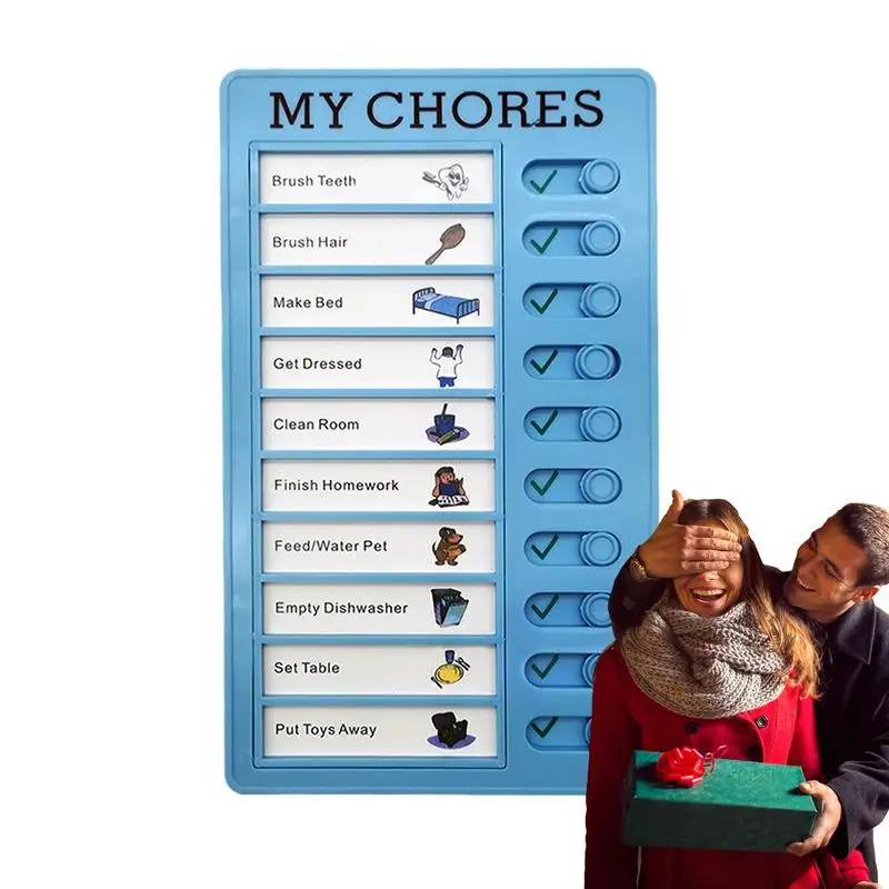 Chore Chart For Kids To Do List Checklist Boards Reusable Chore Chart With Detachable Cardstock To Do List For Teens Planning