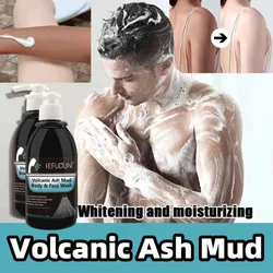 Deep Sea Mud Volcanic Mud Whitening Body Wash for Dark Skin Exfoliating Dirt Moisturizing Cleansing Shower Gel Bath Body Works