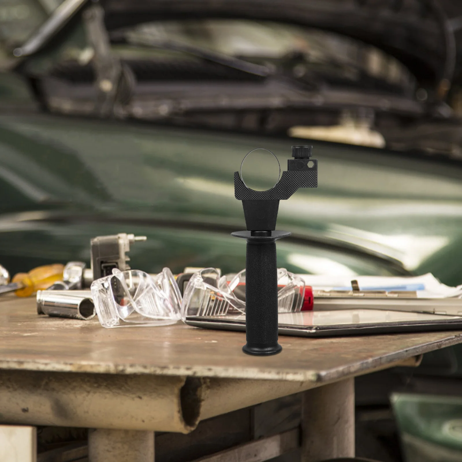 

Replaceable Electric Hammer Handle Impact Drill Front Side Grip Non-Slip Sturdy ABS Iron Material for Home Improvement Daily Use