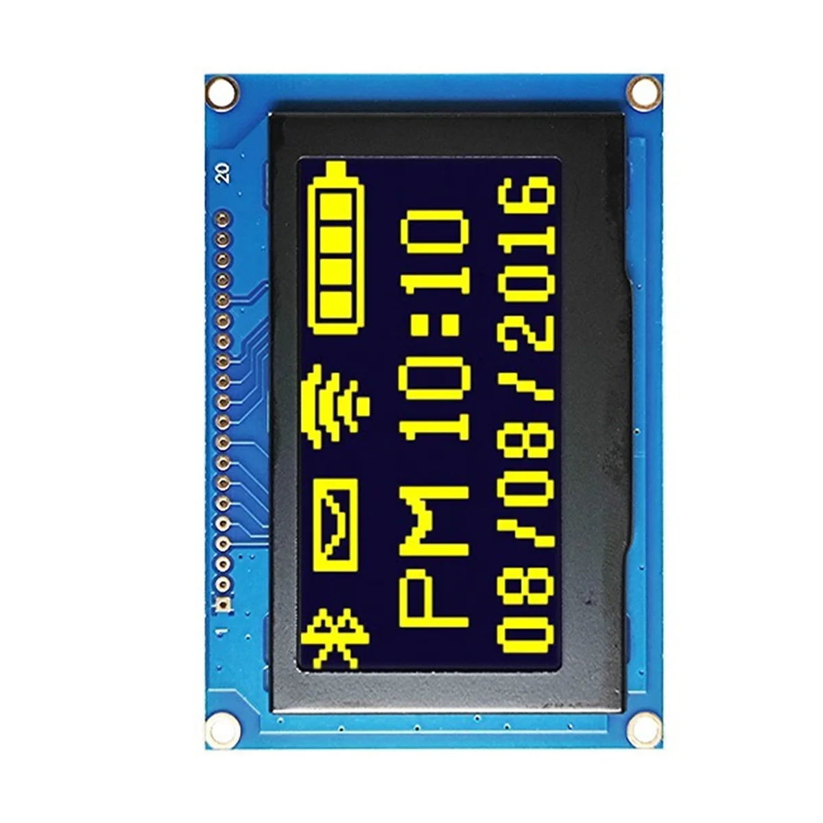 a45u-27-インチ-oled-ディスプレイ-20-ピン-ssd1325-ドライバ-12864-ドットマトリックス-スクリーン-spi-シリアル-oled-モジュール