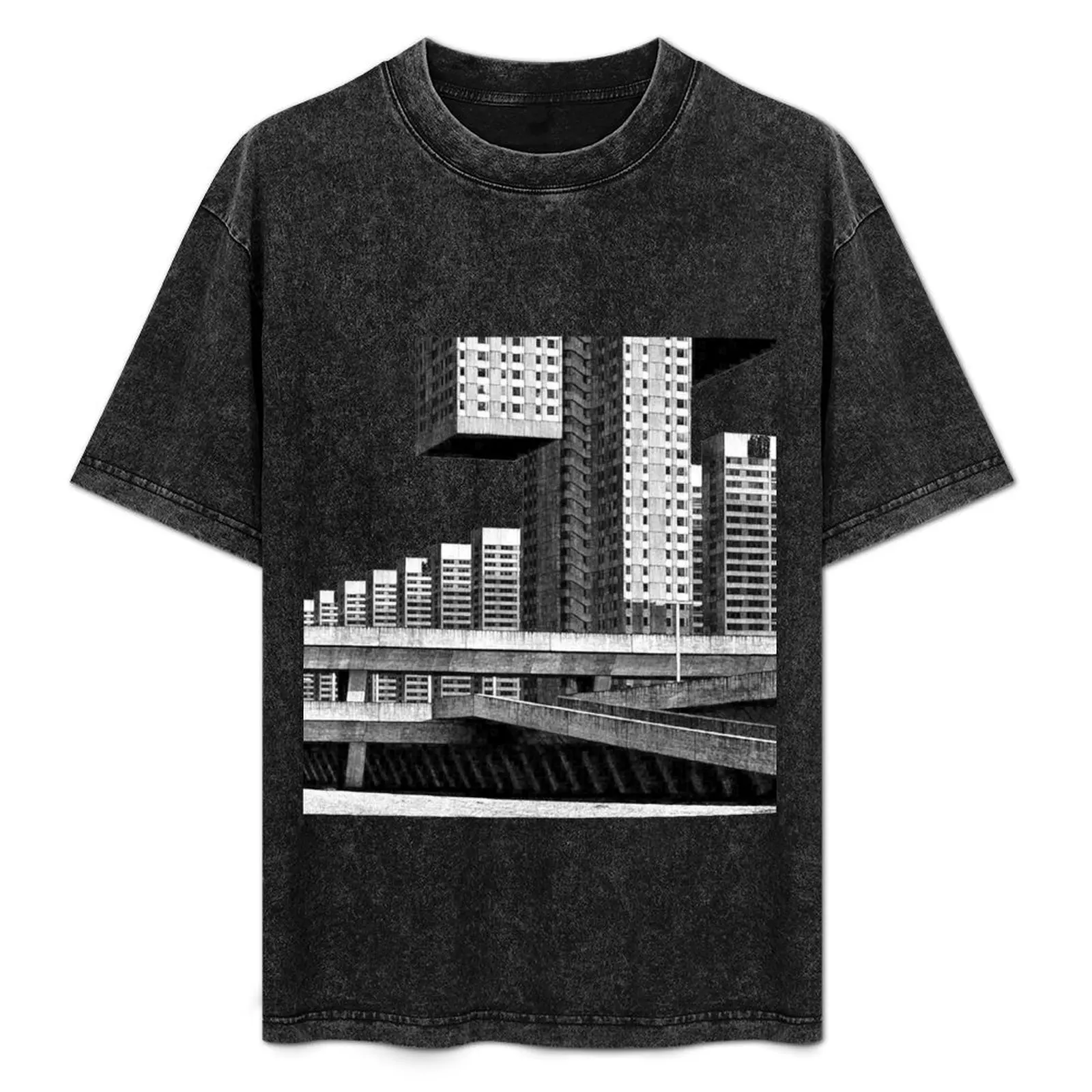 Architectural Brutalism 1 T-Shirt oversized t shirt vintage clothes cute clothes basketball graphic tees mens champion t shirts