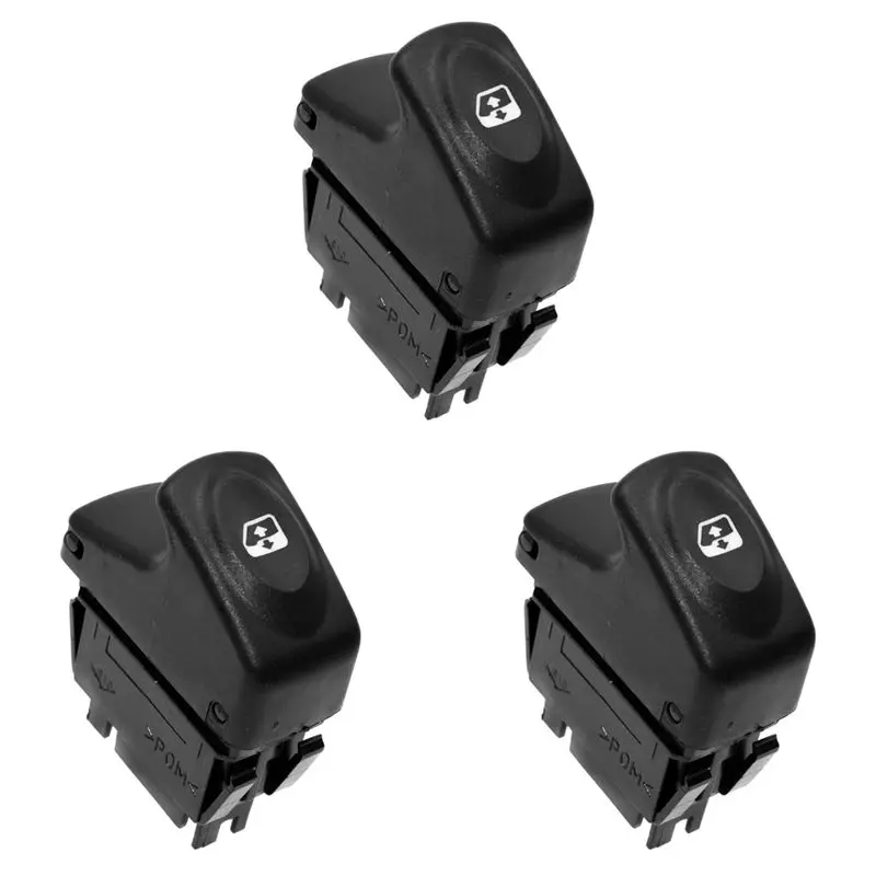 Strange 3X 6 PIN Power Window Switch 7700429998 For Renault Kangoo 1997-2003 Megane 1995-2002 Scenic 1996-2003 Clio II 1998-2001