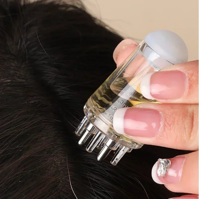 Mini Scalp Applier Liquid Comb Portable Massage Comb Essential Oil Liquid Guided Massager Anti-Hair Loss Scalp Care Tool