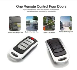 Wireless RF Remote Control 315MHz Electric Gate Garage Door Remote Control Key Fob Duplicator Controller